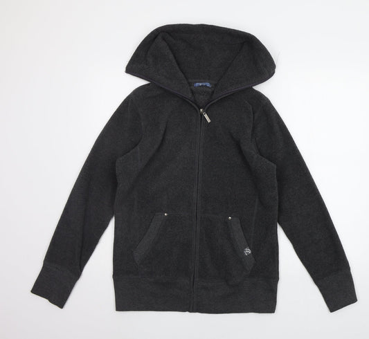 Womens UK Size 12 evie Grey Full Zip Jumper