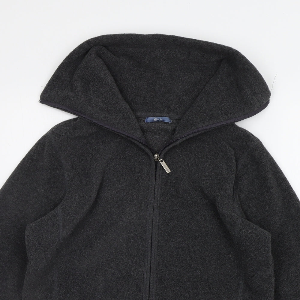 Womens UK Size 12 evie Grey Full Zip Jumper