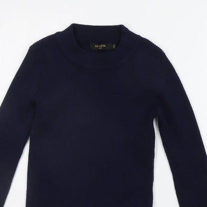 In Vogue Womens Blue   Pullover Jumper Size M