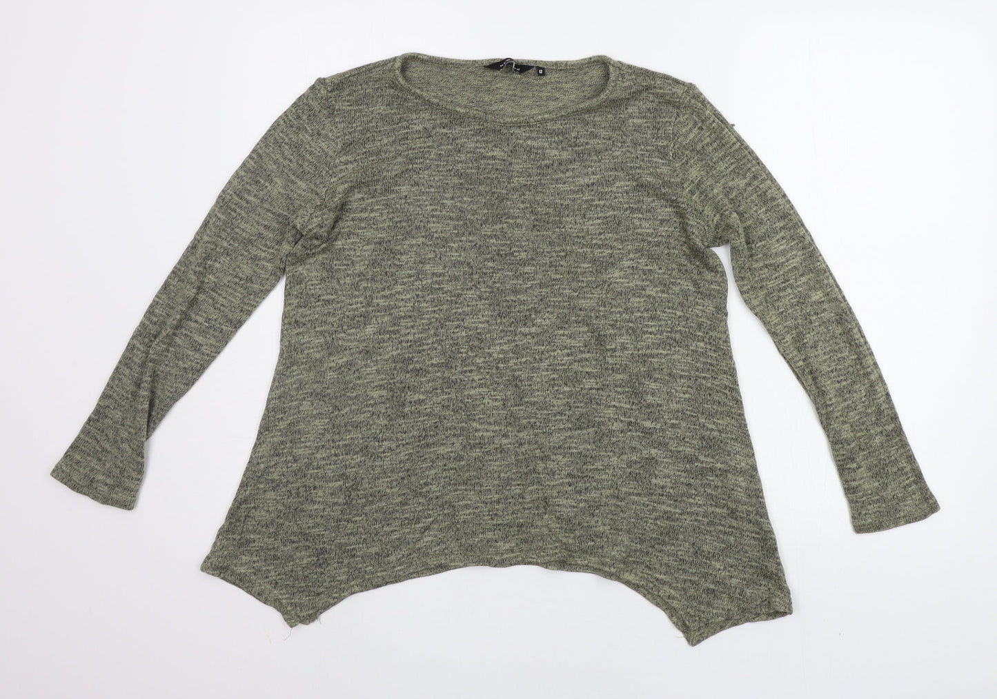 Womens UK Size 12 New Look Green Pullover Jumper