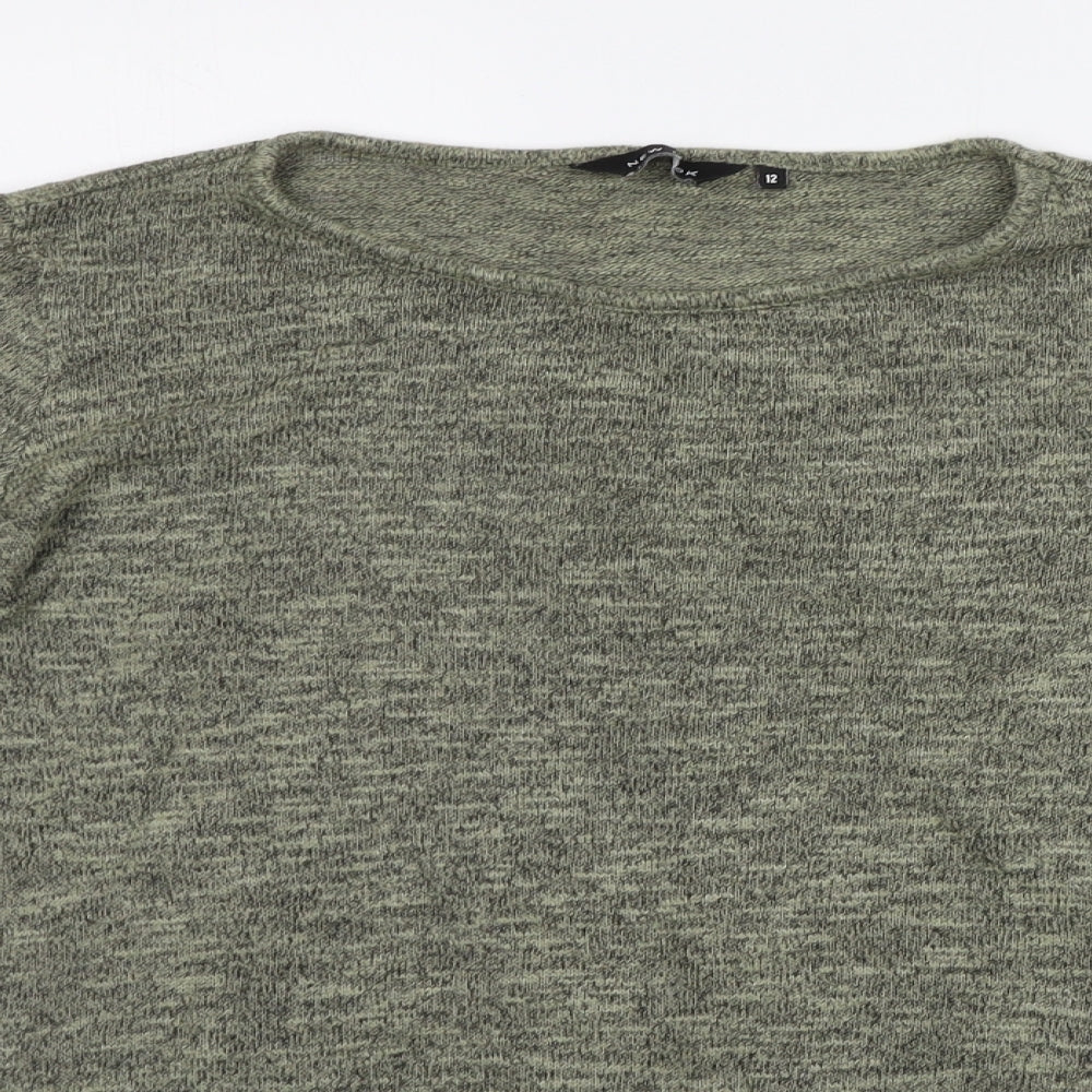Womens UK Size 12 New Look Green Pullover Jumper