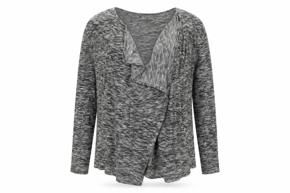 Womens UK Size 12 innocence Grey Cardigan Jumper