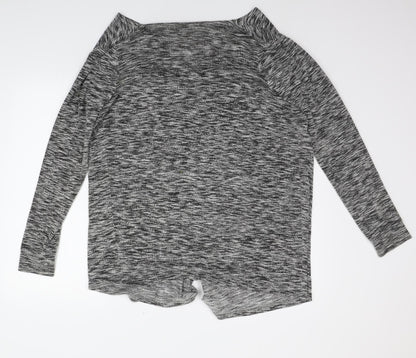 Womens UK Size 12 innocence Grey Cardigan Jumper