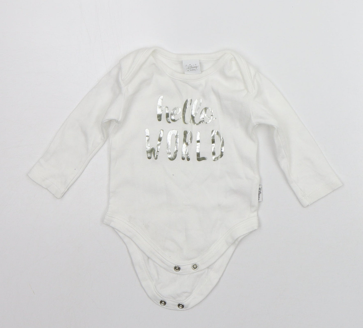 Disney Baby White   Babygrow One-Piece Size 3-6 Months