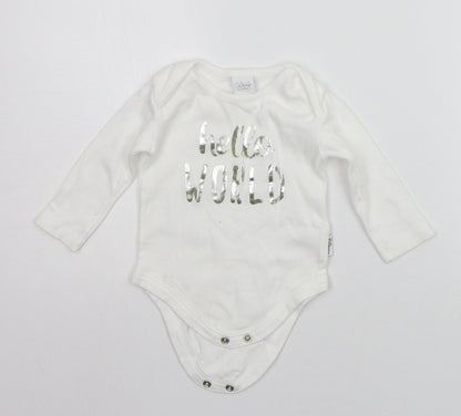 Disney Baby White   Babygrow One-Piece Size 3-6 Months