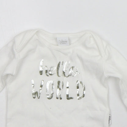 Disney Baby White   Babygrow One-Piece Size 3-6 Months