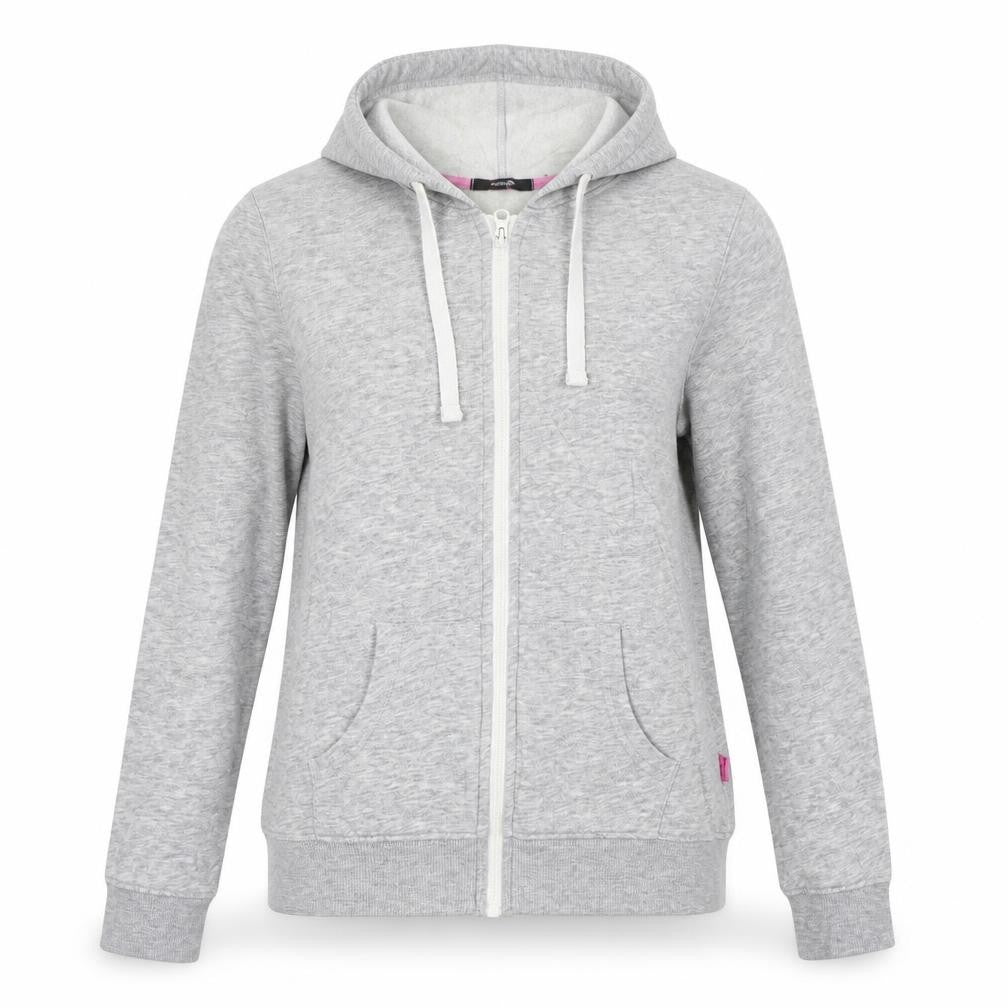 Womens UK Size 10 George Grey Full Zip Jumper