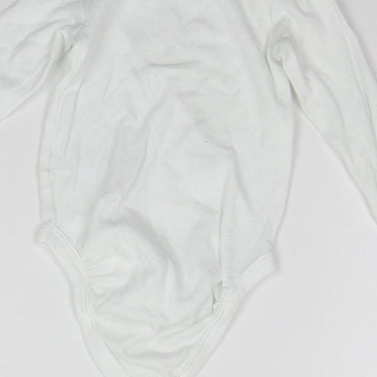 Lupilu Baby White   Babygrow One-Piece Size 3-6 Months