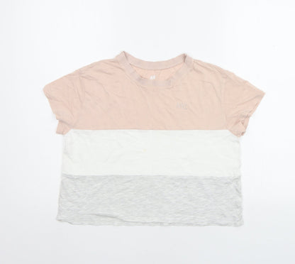 H&M Girls Pink   Basic T-Shirt Size 11-12 Years
