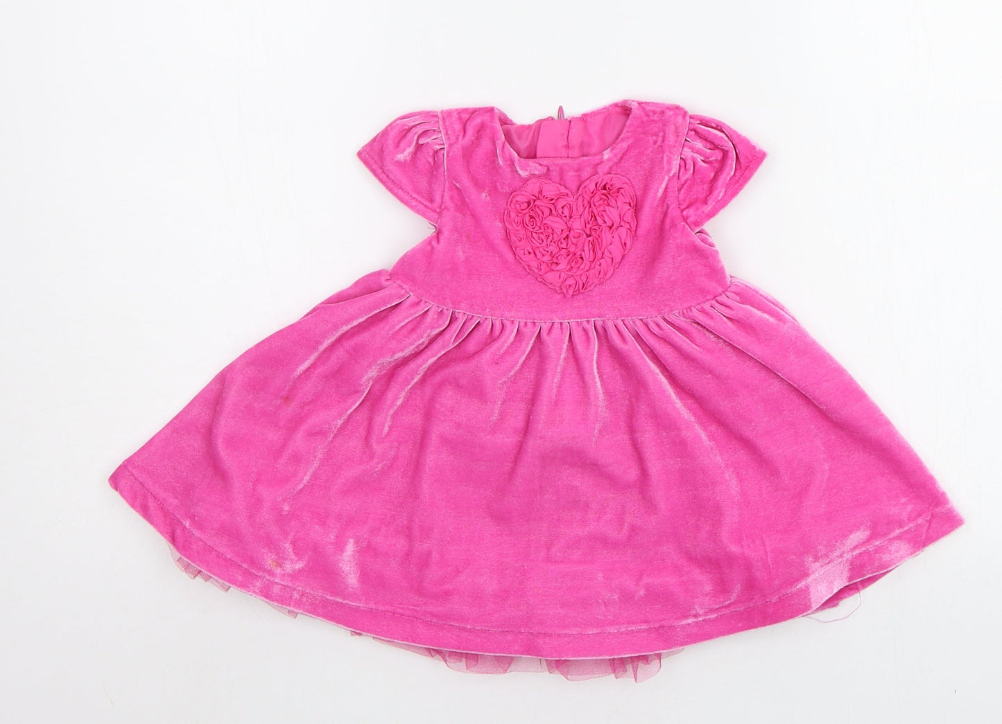 Coolclub Girls Pink   Fit & Flare  Size 6-9 Months