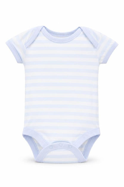 Matalan Baby Blue Striped  Babygrow One-Piece Size 3-6 Months