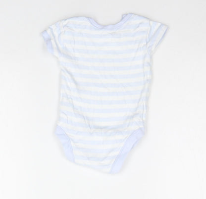 Matalan Baby Blue Striped  Babygrow One-Piece Size 3-6 Months