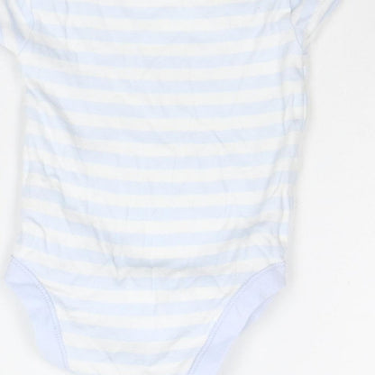 Matalan Baby Blue Striped  Babygrow One-Piece Size 3-6 Months