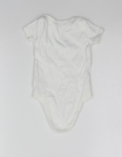 Matalan Baby White   Babygrow One-Piece Size 3-6 Months