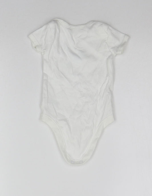 Matalan Baby White   Babygrow One-Piece Size 3-6 Months