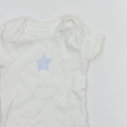 Matalan Baby White   Babygrow One-Piece Size 3-6 Months