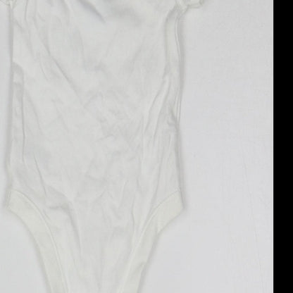 Matalan Baby White   Babygrow One-Piece Size 3-6 Months