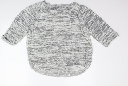 Womens UK Size M Wallis Grey Pullover Jumper