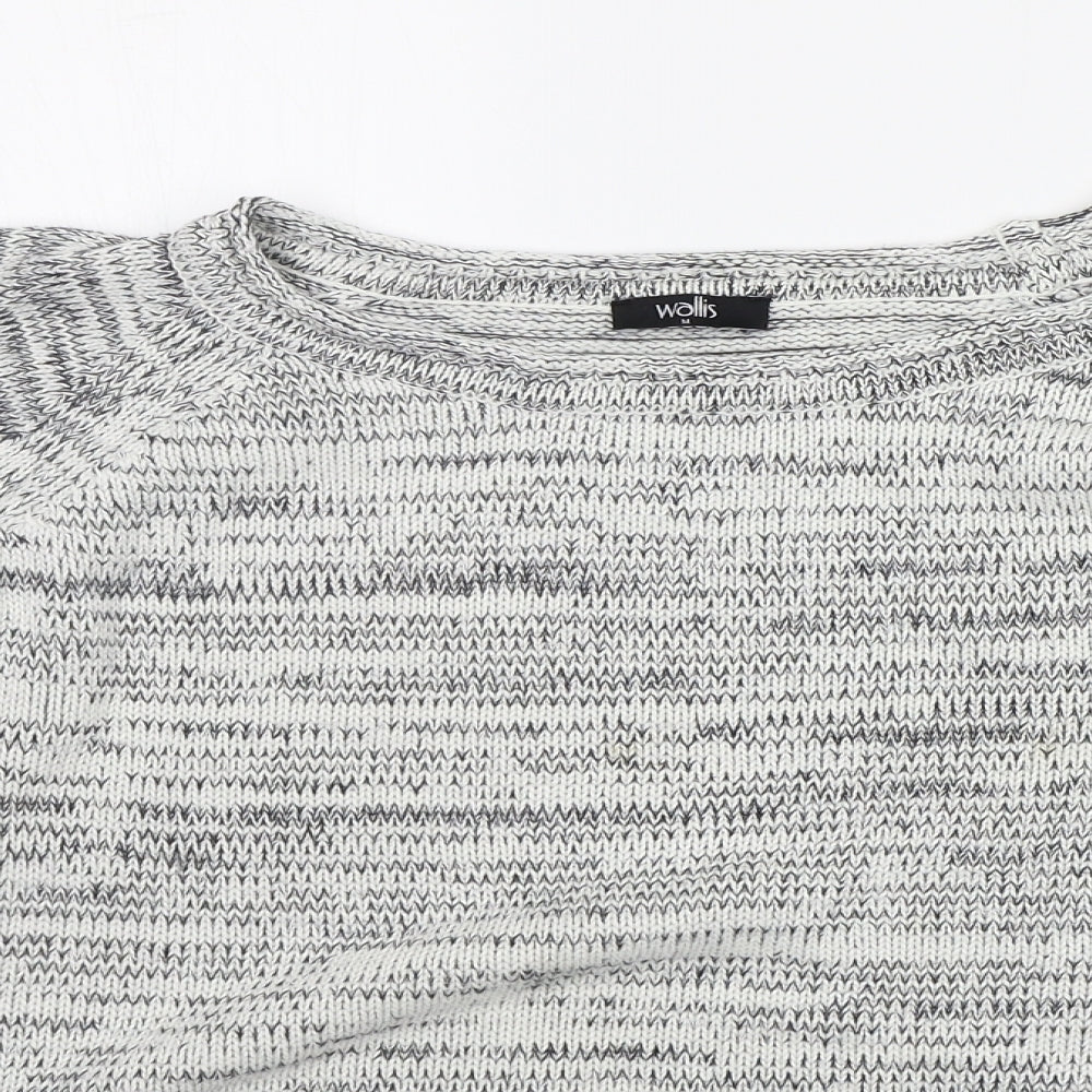 Womens UK Size M Wallis Grey Pullover Jumper