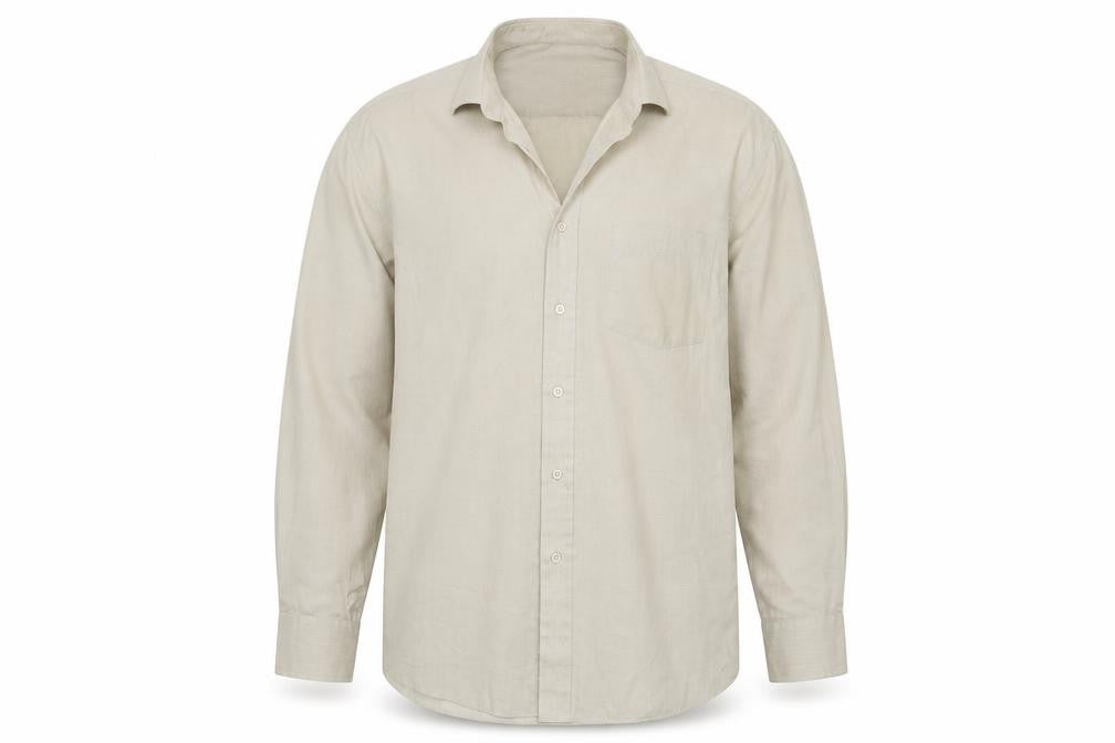 Cedarwood State Mens Beige Button-Up Size 16.5
