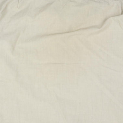 Mens UK Size 16.5 Cedar Wood State Beige  Button-Up Long Sleeve Casual Shirt