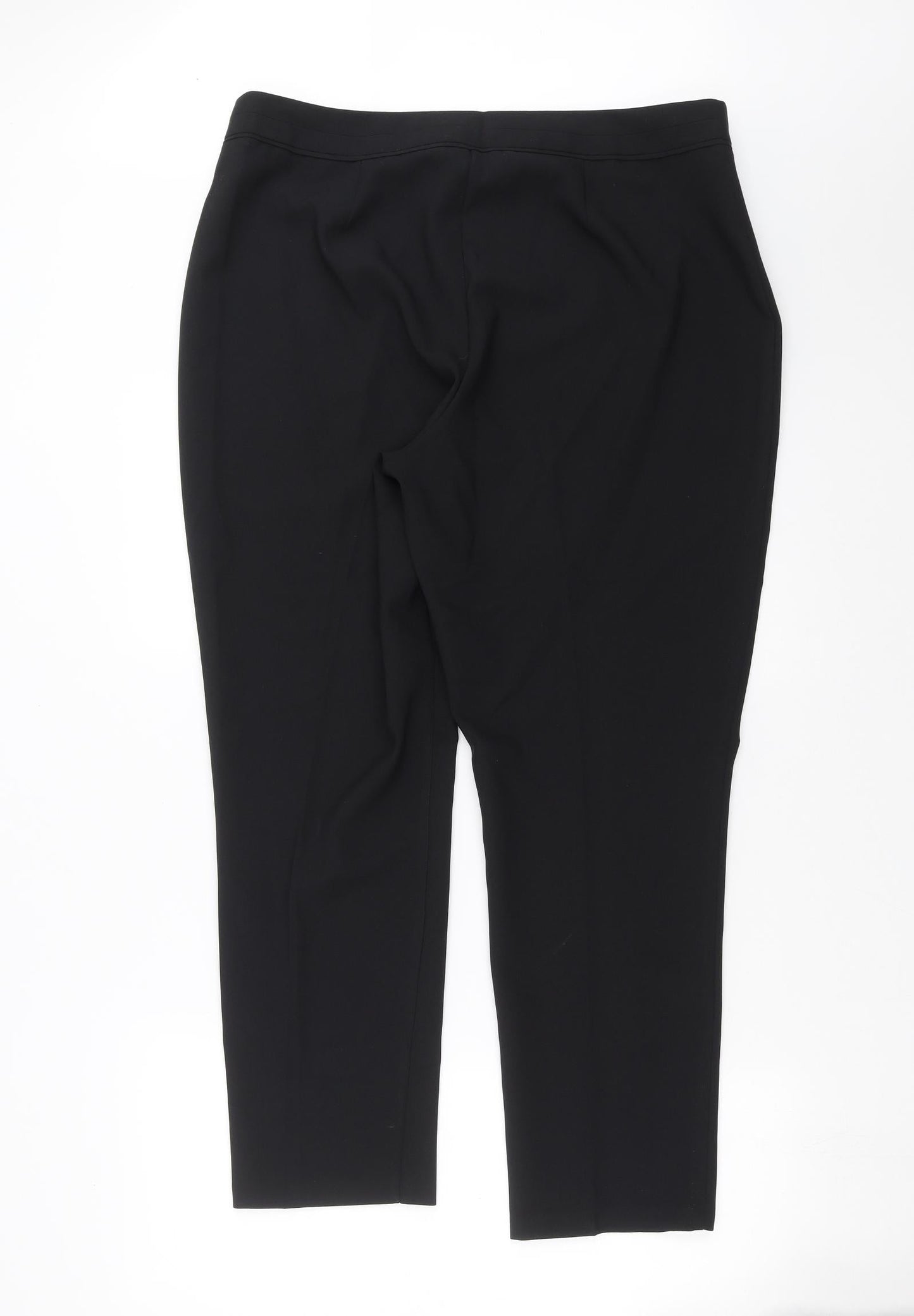 F&F Womens Black   Trousers  Size 16 L27 in