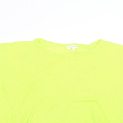 ODEMAI Womens Green  Knit Pullover Jumper Size XS