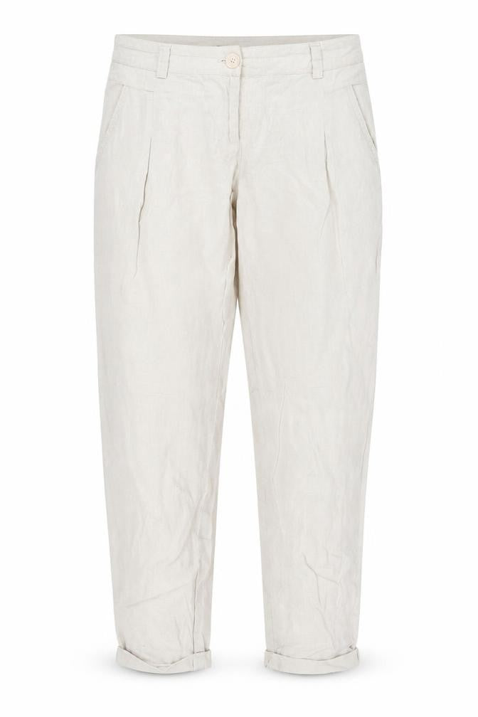 Womens UK Size 10 Warehouse Slim Fit  Beige Trousers