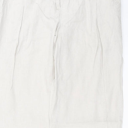 Warehouse Womens Beige   Trousers  Size 10 L28 in