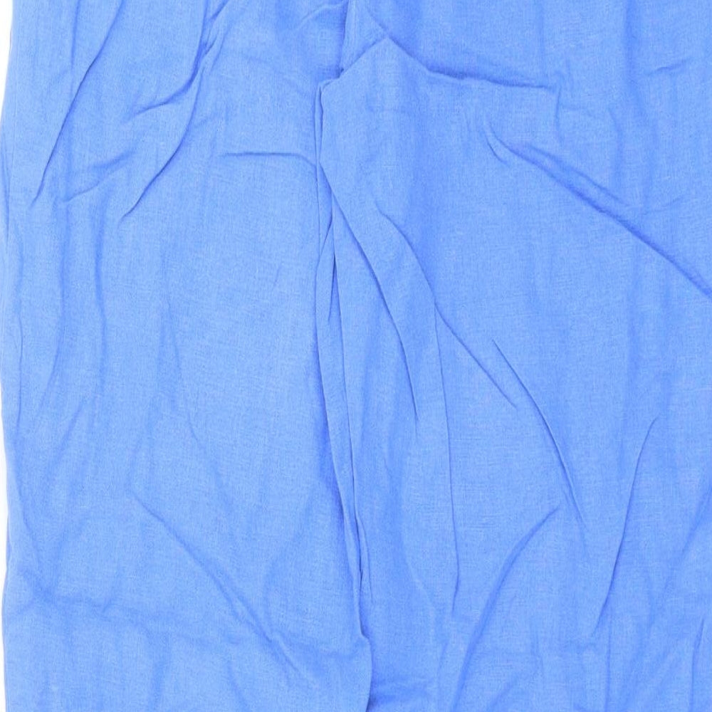 Womens UK Size 10 Marks and Spencer Slim Fit  Blue Trousers