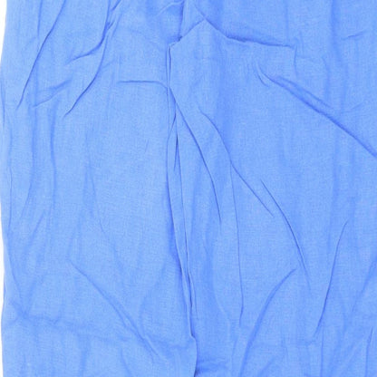 Womens UK Size 10 Marks and Spencer Slim Fit  Blue Trousers