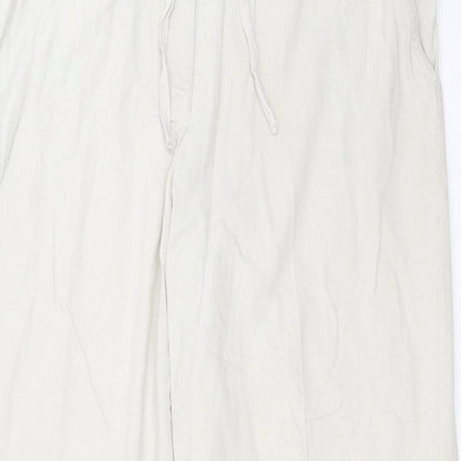 Womens UK Size 16 Mia Moda Regular Fit  Beige Trousers