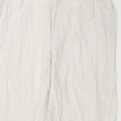 Kaleidoscope Womens Beige   Trousers  Size 18 L25 in