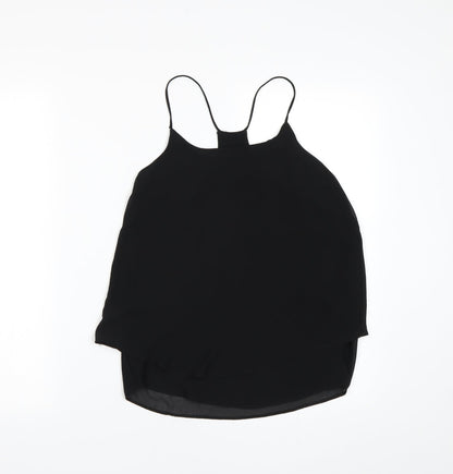 Womens UK Size 8 New Look Black Basic Tank