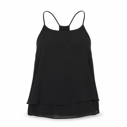 Womens UK Size 8 New Look Black Basic Tank
