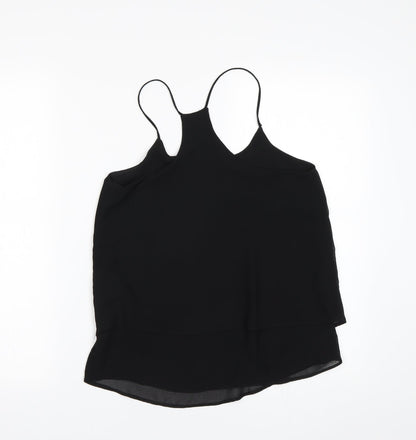 Womens UK Size 8 New Look Black Basic Tank