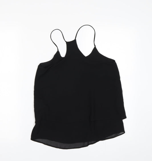 Womens UK Size 8 New Look Black Basic Tank
