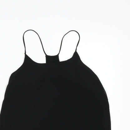 Womens UK Size 8 New Look Black Basic Tank
