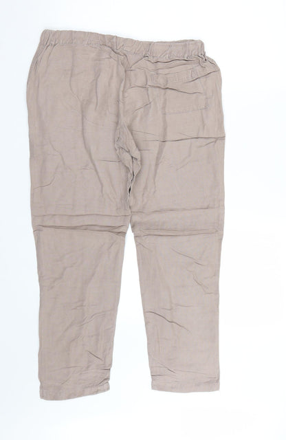 justliving Womens Brown   Trousers  Size M L24 in
