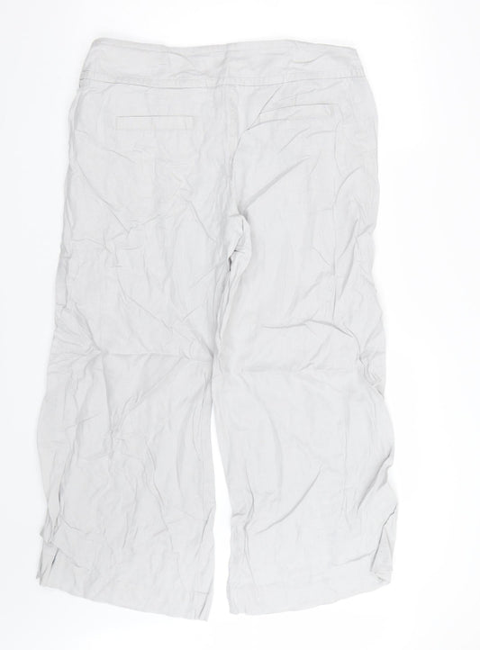 E Studio Womens Grey   Trousers  Size 14 L26 in