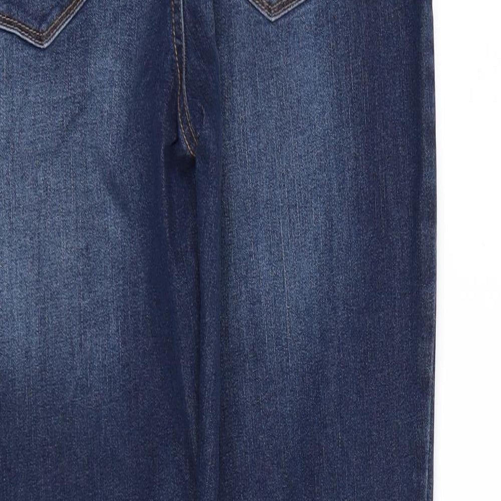 Sound/Stlye Womens Blue  Denim Skinny Jeans Size 12 L27 in