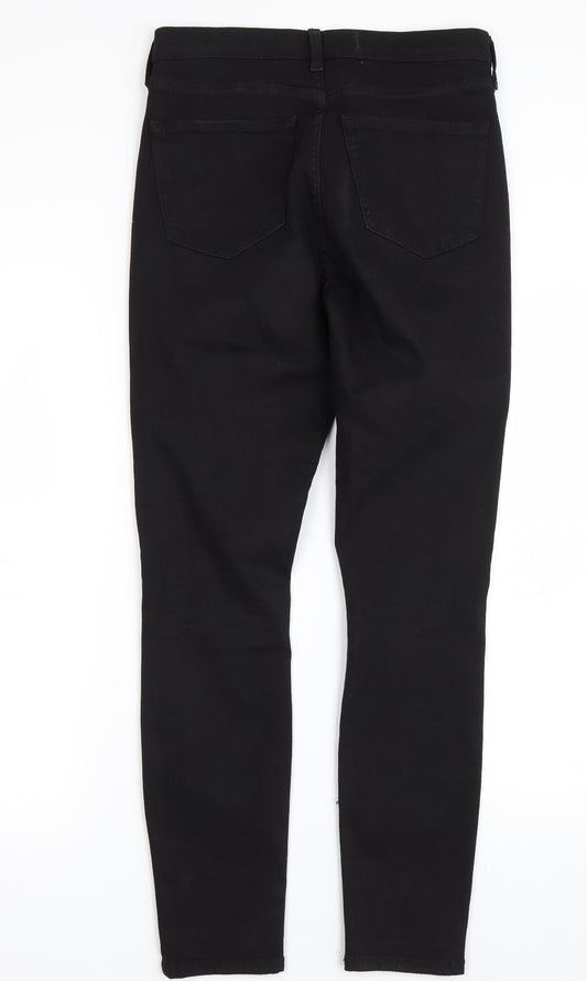 Topshop Womens Black  Denim Skinny Jeans Size 30 L27 in