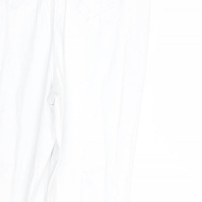 Vice Womens White   Skinny Jeans Size 16 L26 in