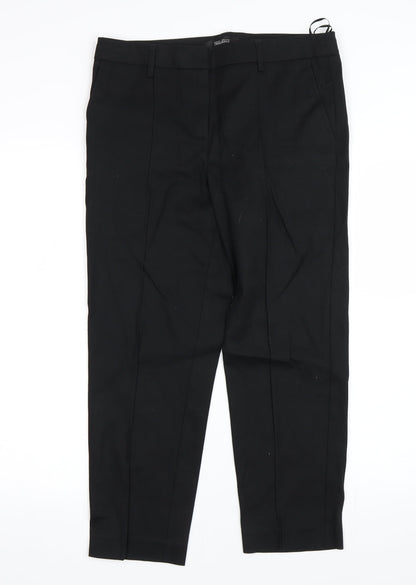 Womens UK Size 10 NEXT Regular Fit  Black Trousers