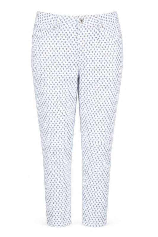 Dash Womens White Polka Dot Denim Skinny Jeans Size 10 L23 in
