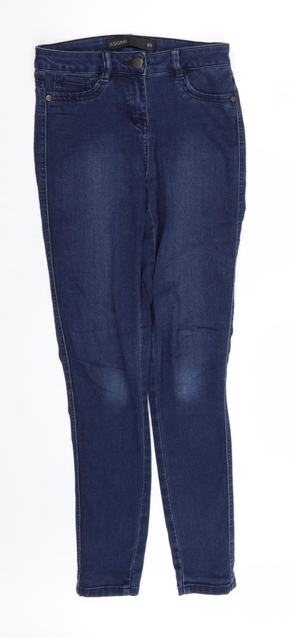 NEXT Womens Blue   Jegging Jeans Size 8 L27 in