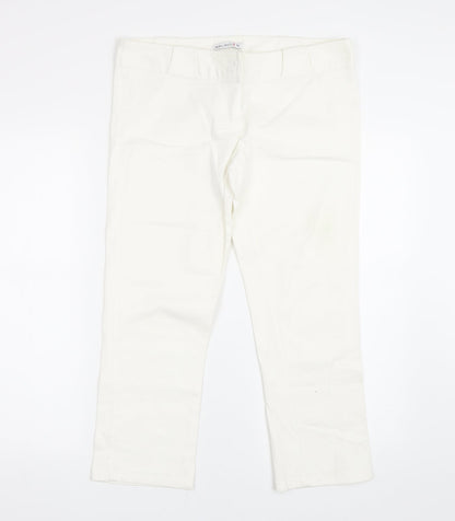 Select Womens White   Skinny Jeans Size 14 L22 in