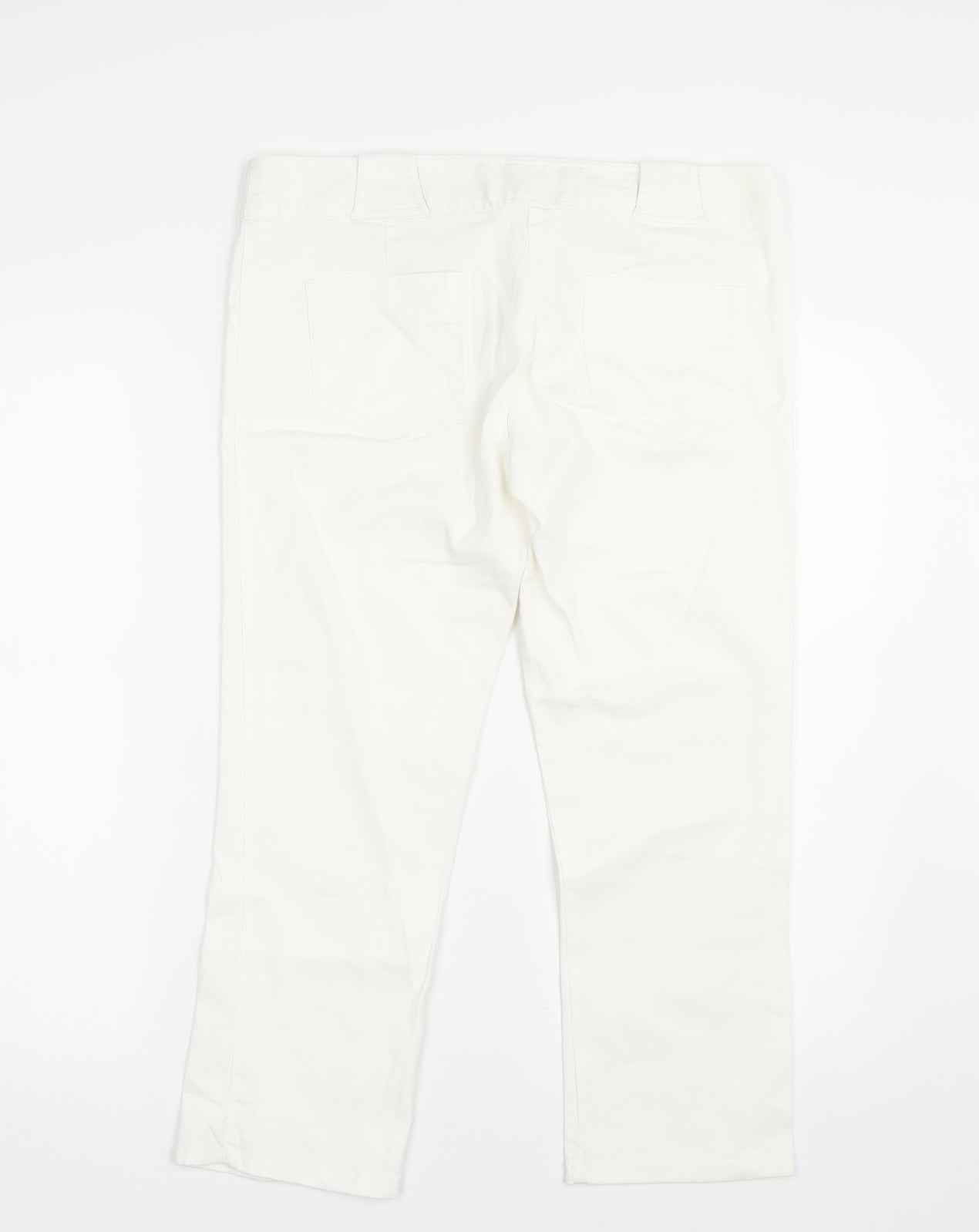 Select Womens White   Skinny Jeans Size 14 L22 in