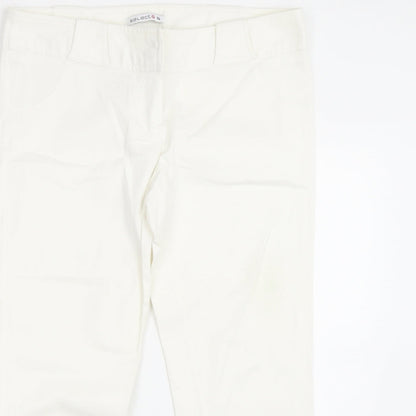 Select Womens White   Skinny Jeans Size 14 L22 in
