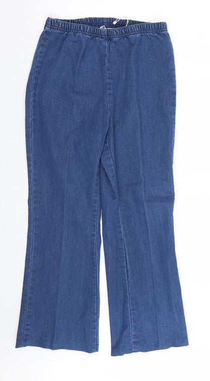 Anthology Womens Blue  Denim Jegging Jeans Size 14 L24 in